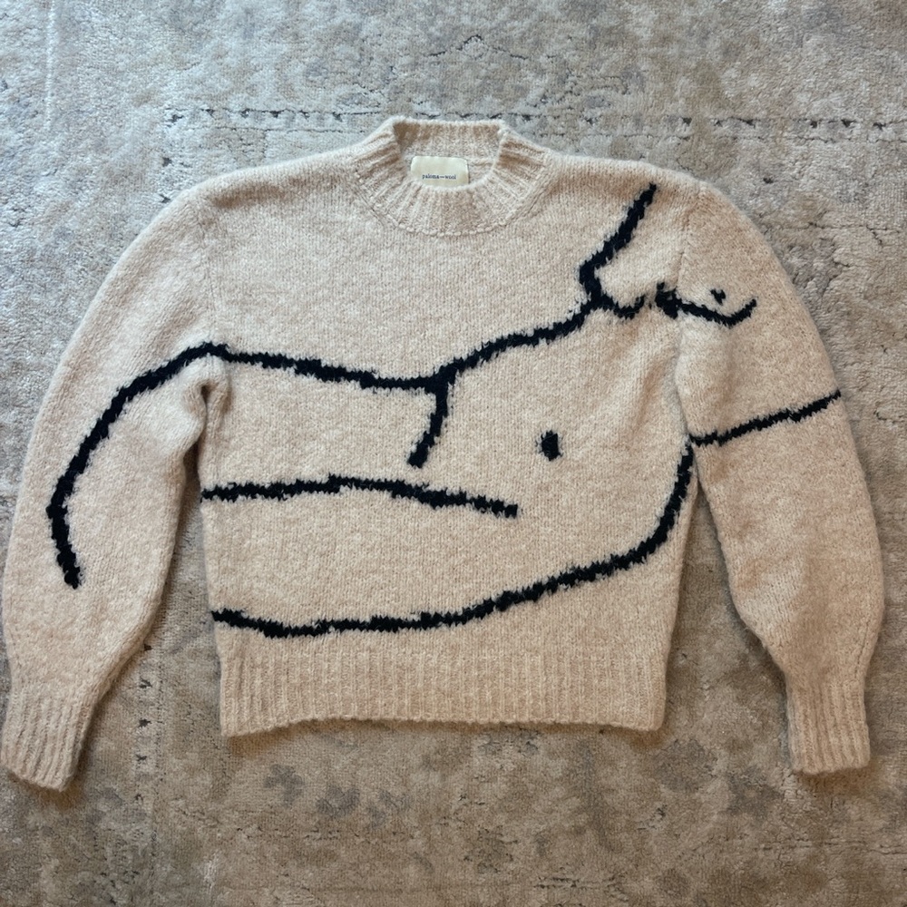 Paloma Wool Palmira Sweater in Ecru - size small